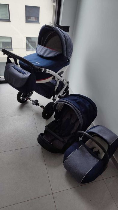 Wózek 3w1 CAMARELO SIRION - Gondola, spacerówka, nosidełko