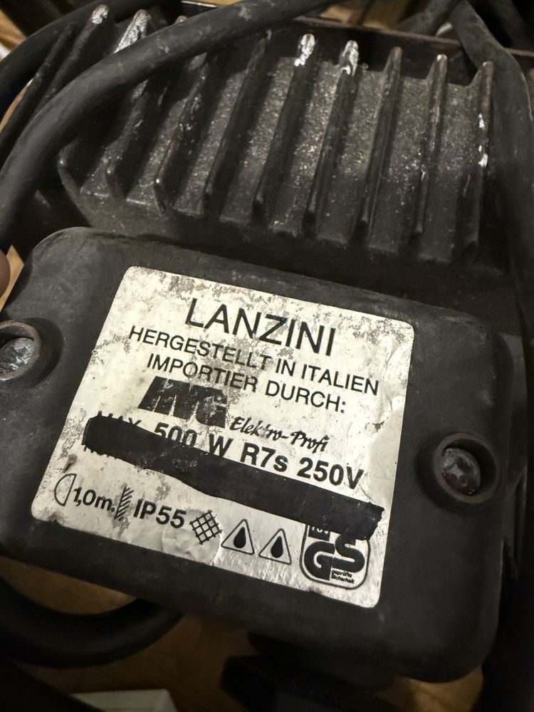 Lampa halogenowa 500w