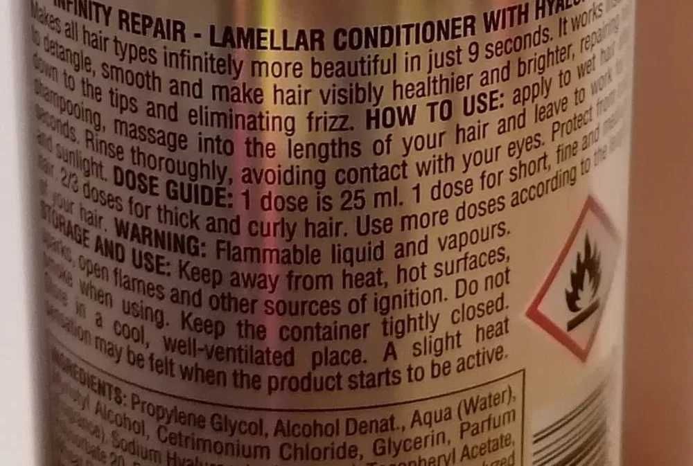 odżywka do włosów Evelon woda lamelarna 250 ml kwas hialuronowy