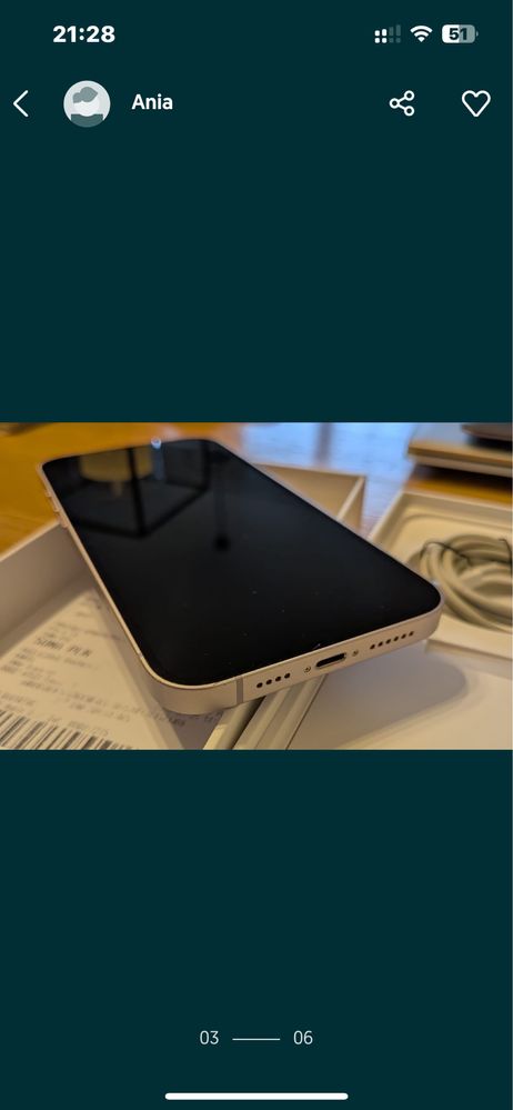 I Phone 14 plus  fioletowy