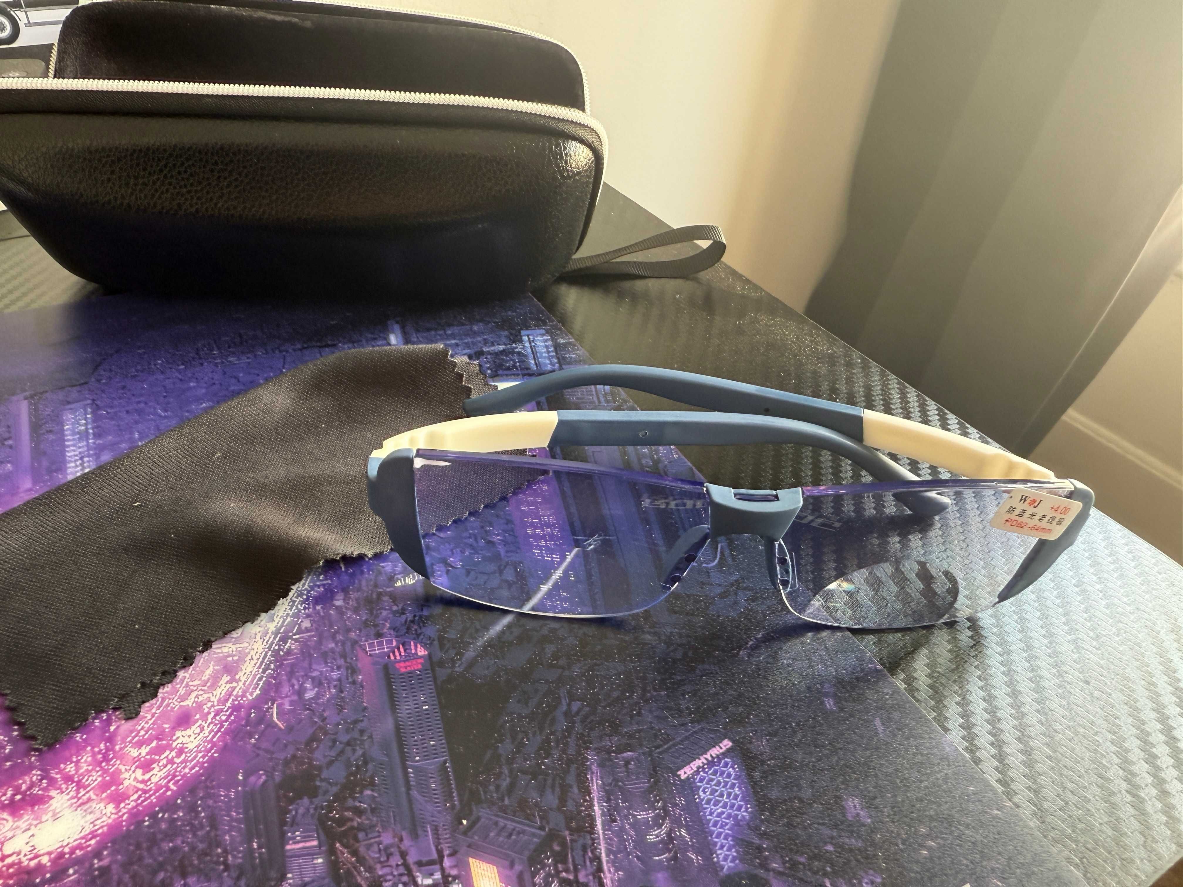 Oculos sem aro bifocal óculos leitura unisexo longe perto