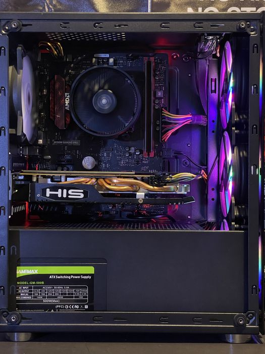 RX 580 8GB | Ryzen 5 1500X | 16GB DDR4 | 240GB SSD | 500W Ігровий ПК