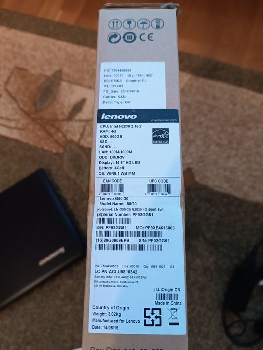 Laptop Lenovo G50-30