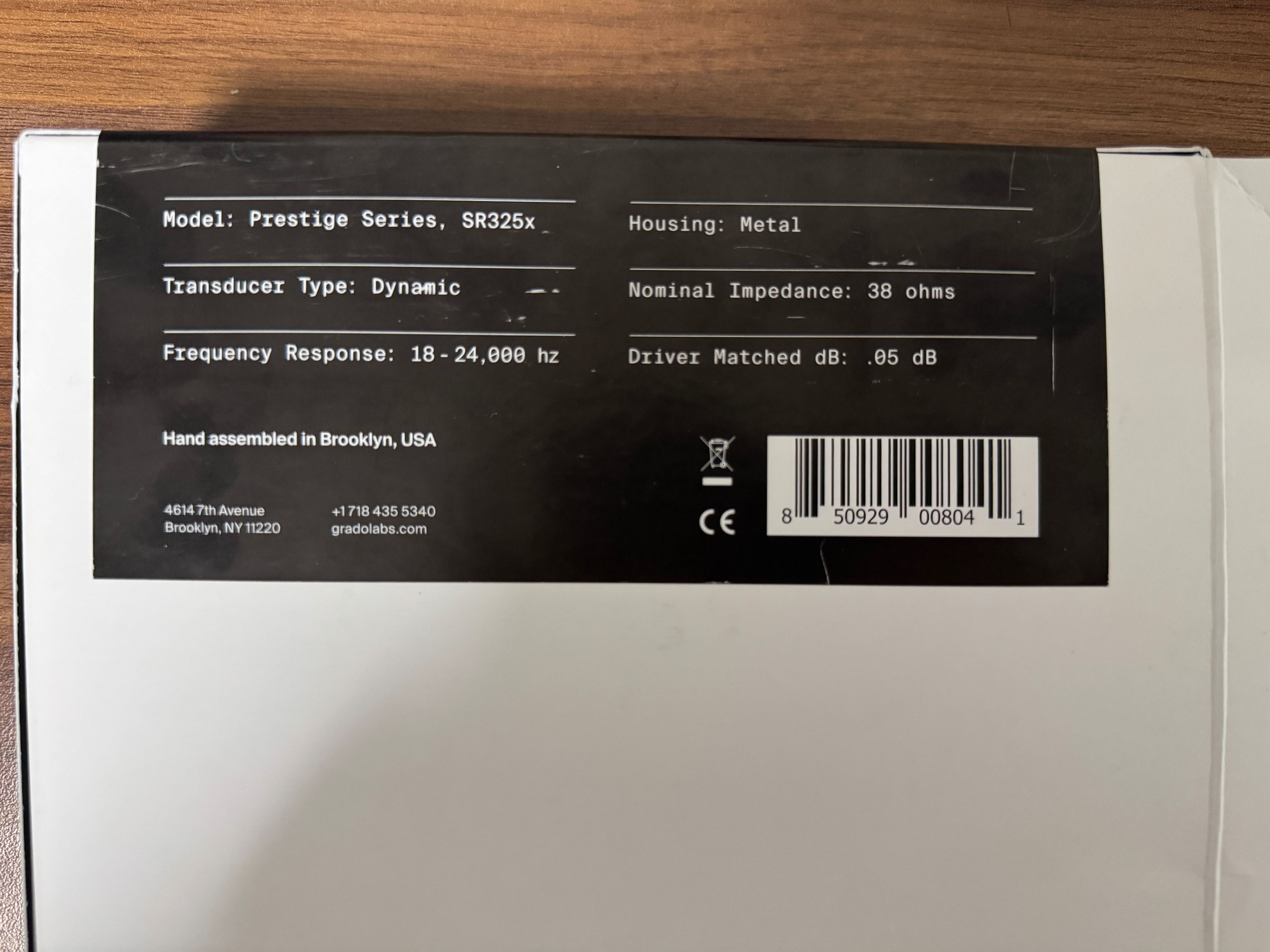 Наушники Grado Prestige Series SR 325X 3,5 мм. Гарантия!