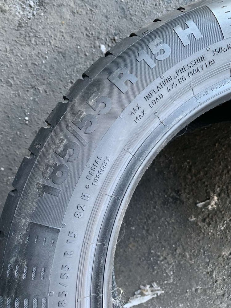 Шини 185/55 R15 пара Continental 2022p літо 6,4мм