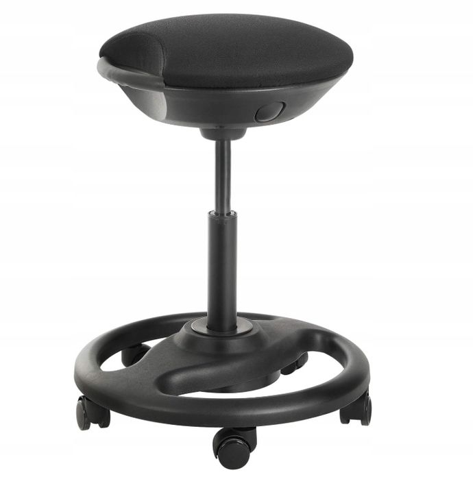 Songmics Dynamiczny Stołek Roboczy Obrotowy Osc06Bk Powystawowy