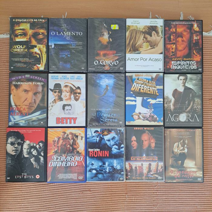Dvds para venda 2 euros cada um