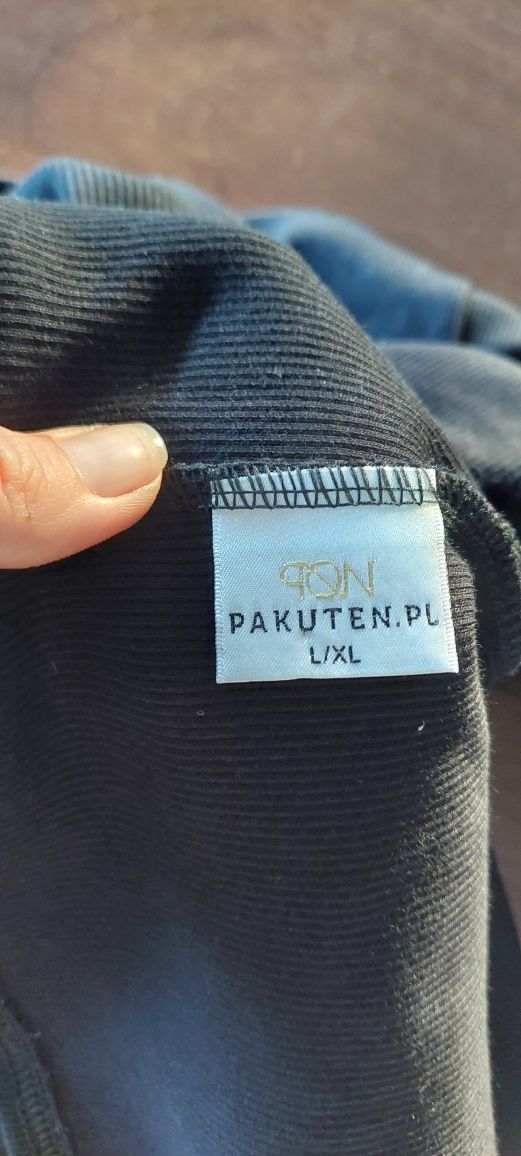 Pakuten czarna mini sukienka hiszpanka obcisła elastyczna