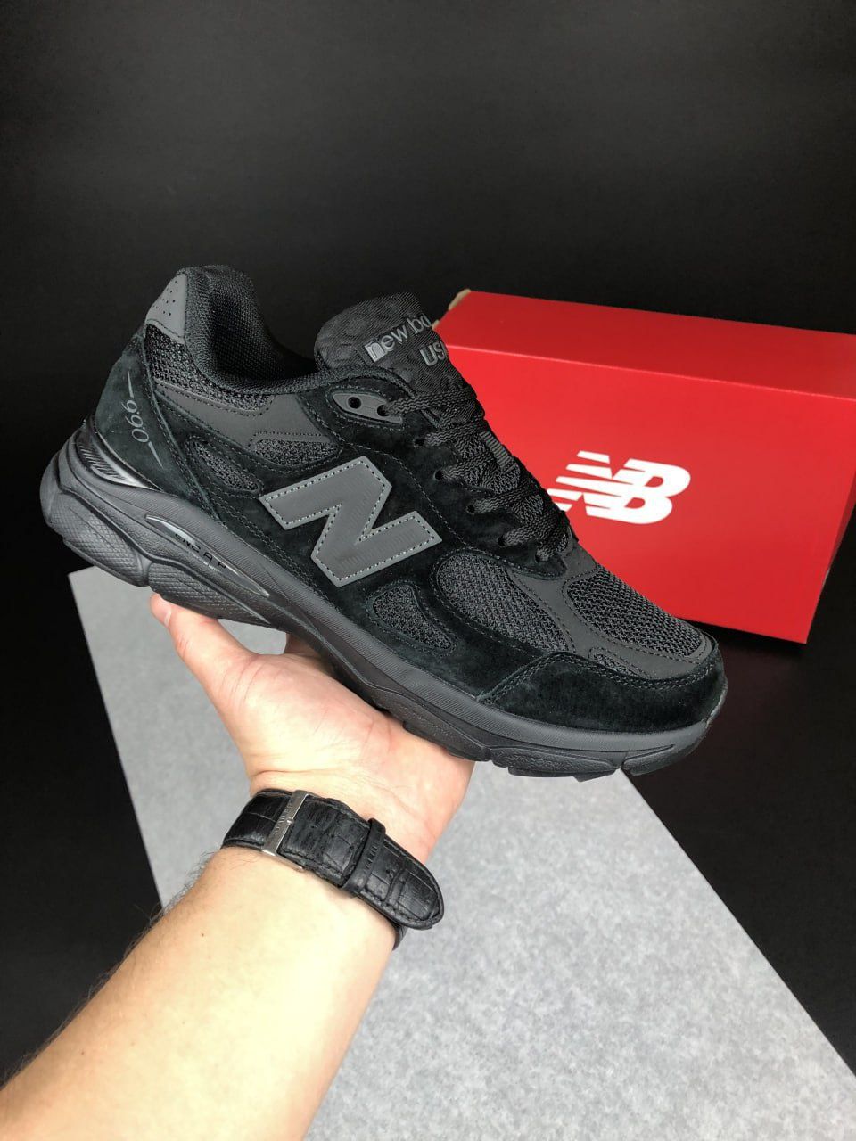 Без предоплат! Кроссовки мужские сетка New Balance 990 сетка 41-46р