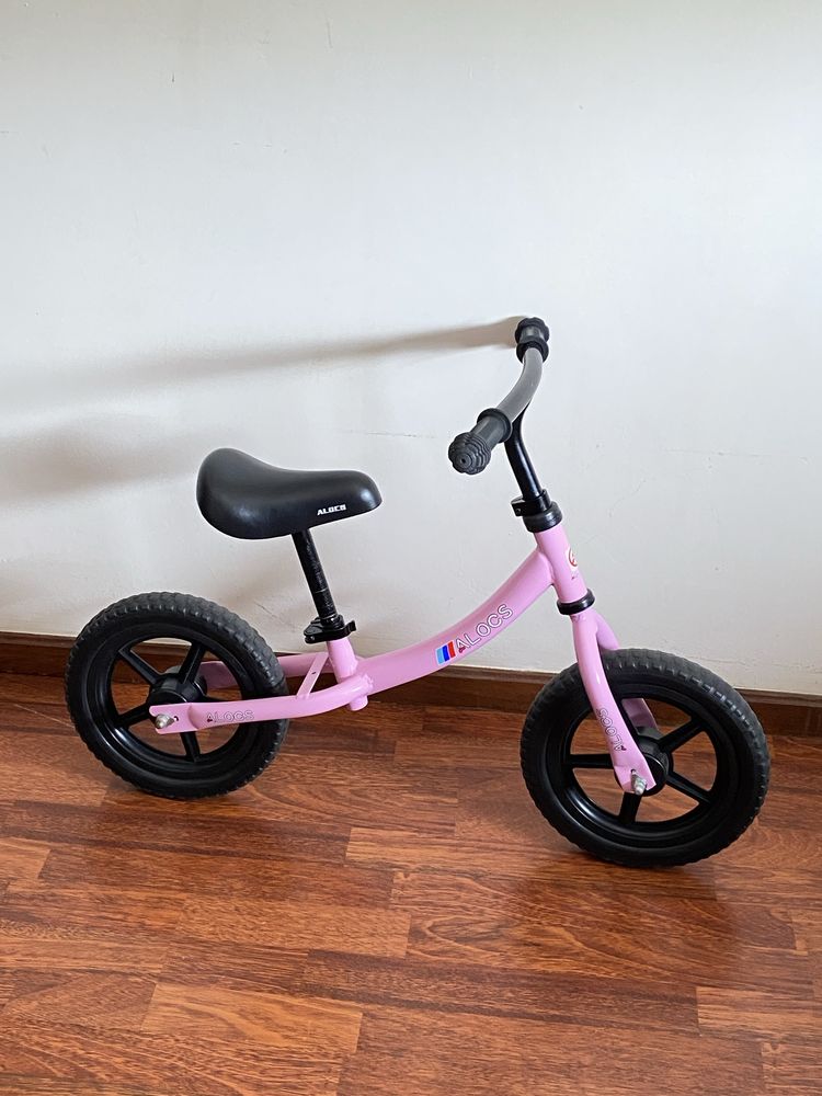 Bicicleta de Equilíbrio Rosa