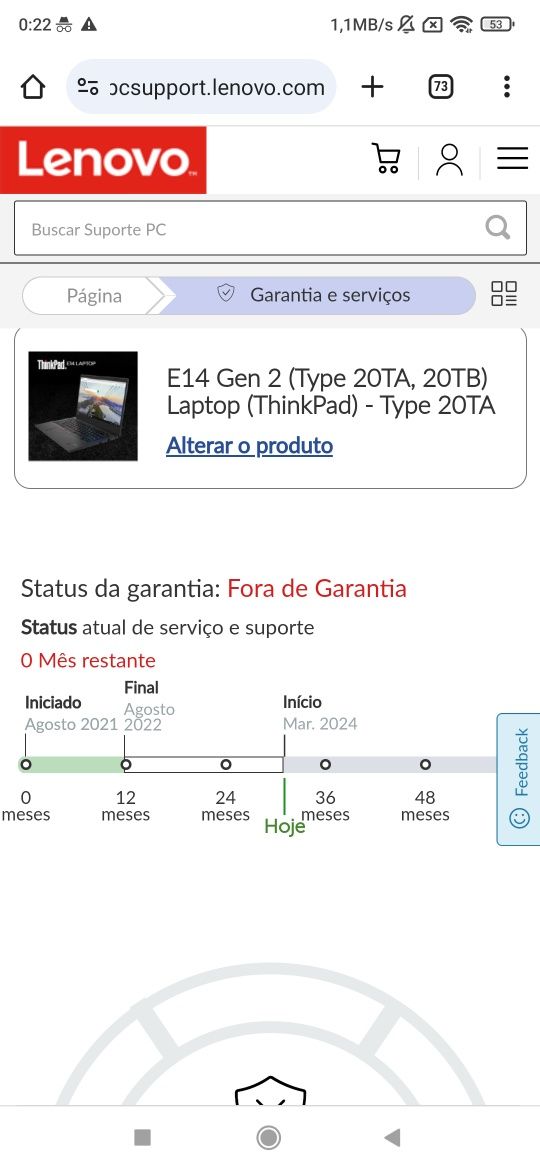 Lenovo e14 2nd geração