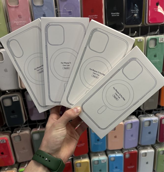 Чехол айфон Magsafe iphone 11 case магсейф 13 магніт чохол прозорий 14
