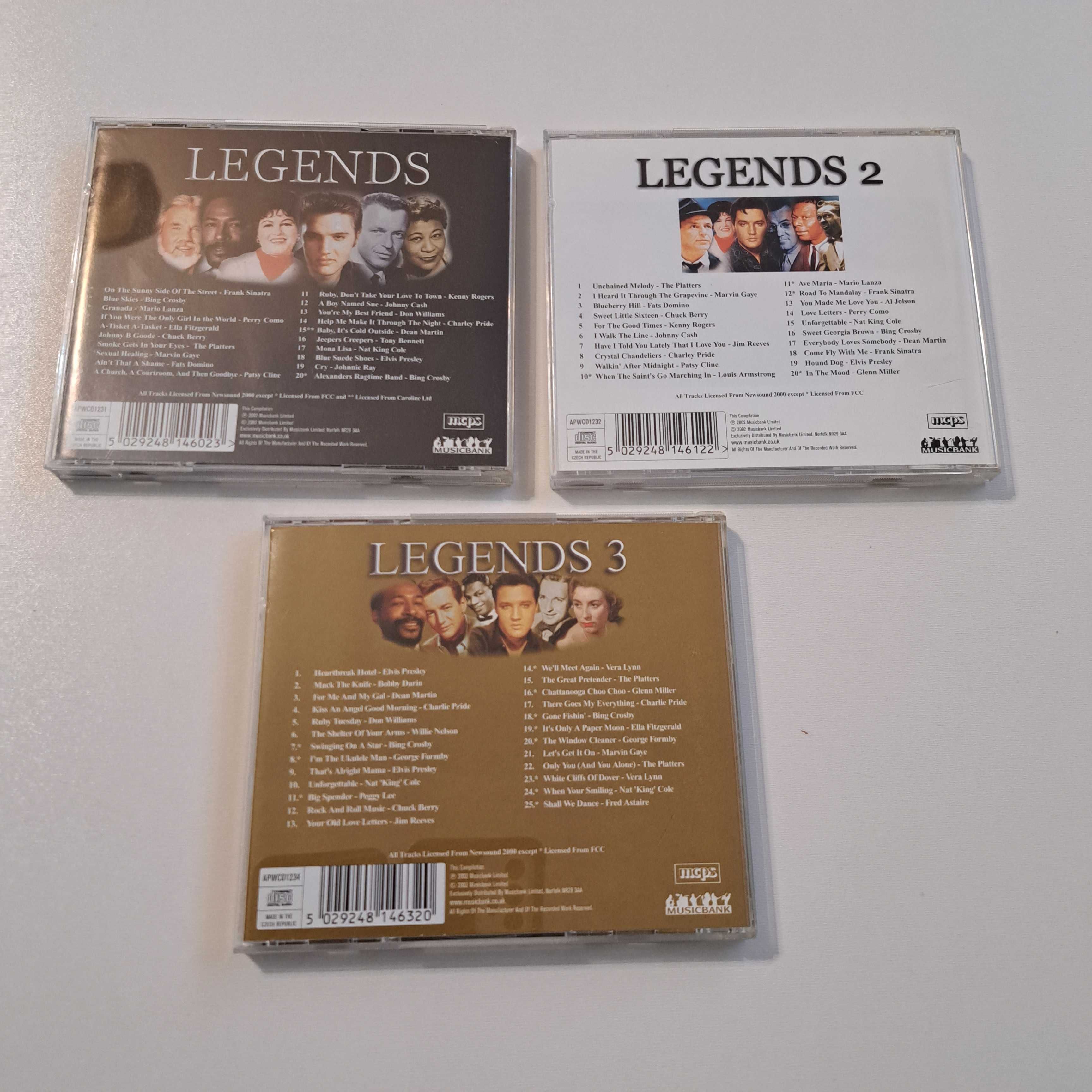 Płyty CD LEGENDS 3sztuki  nr642