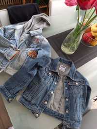 2x kurtki katany jeansowe 104 levis next