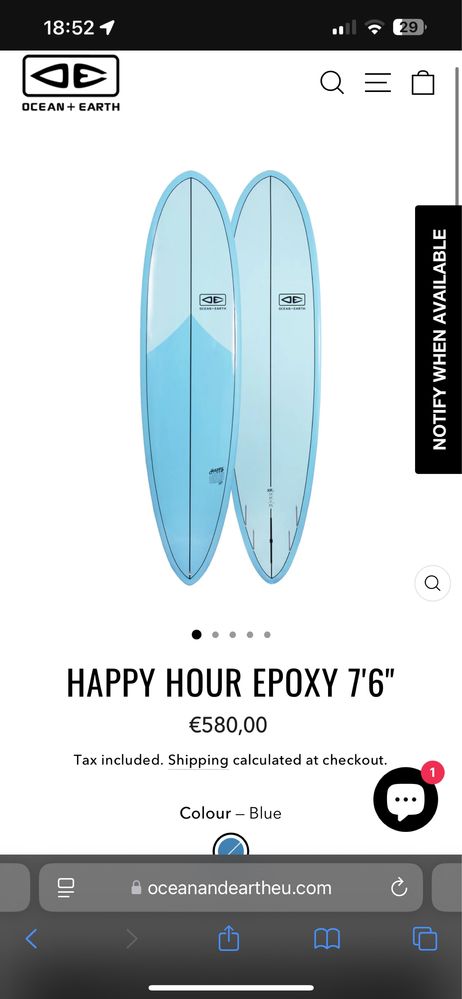 Prancha Surf 7’6 Ocean&Earth