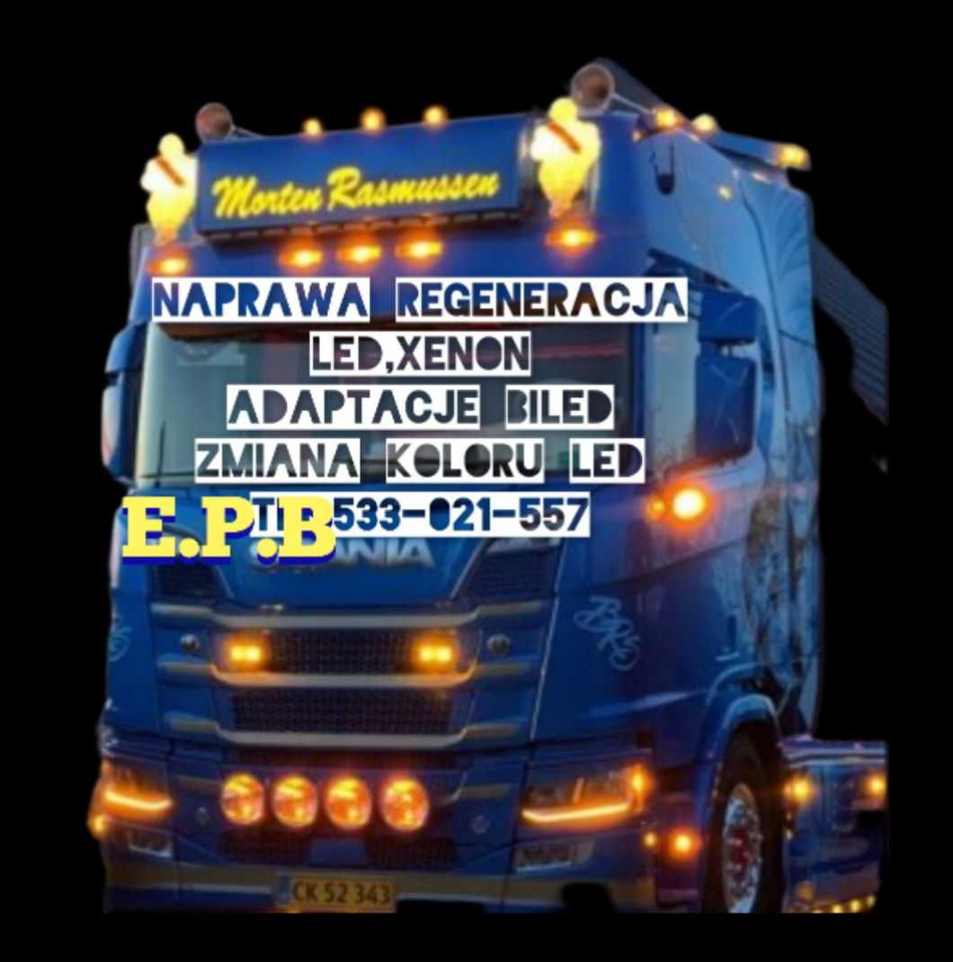 Regeneracja Naprawa Reflektorów Lamp Xenon Led odbłyśnik