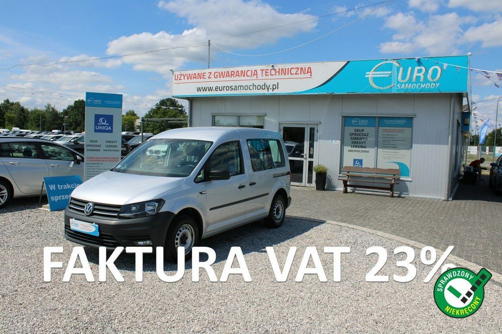 Volkswagen Caddy F-Vat drzwi-przesuwne L/P gwarancja salon-polska
