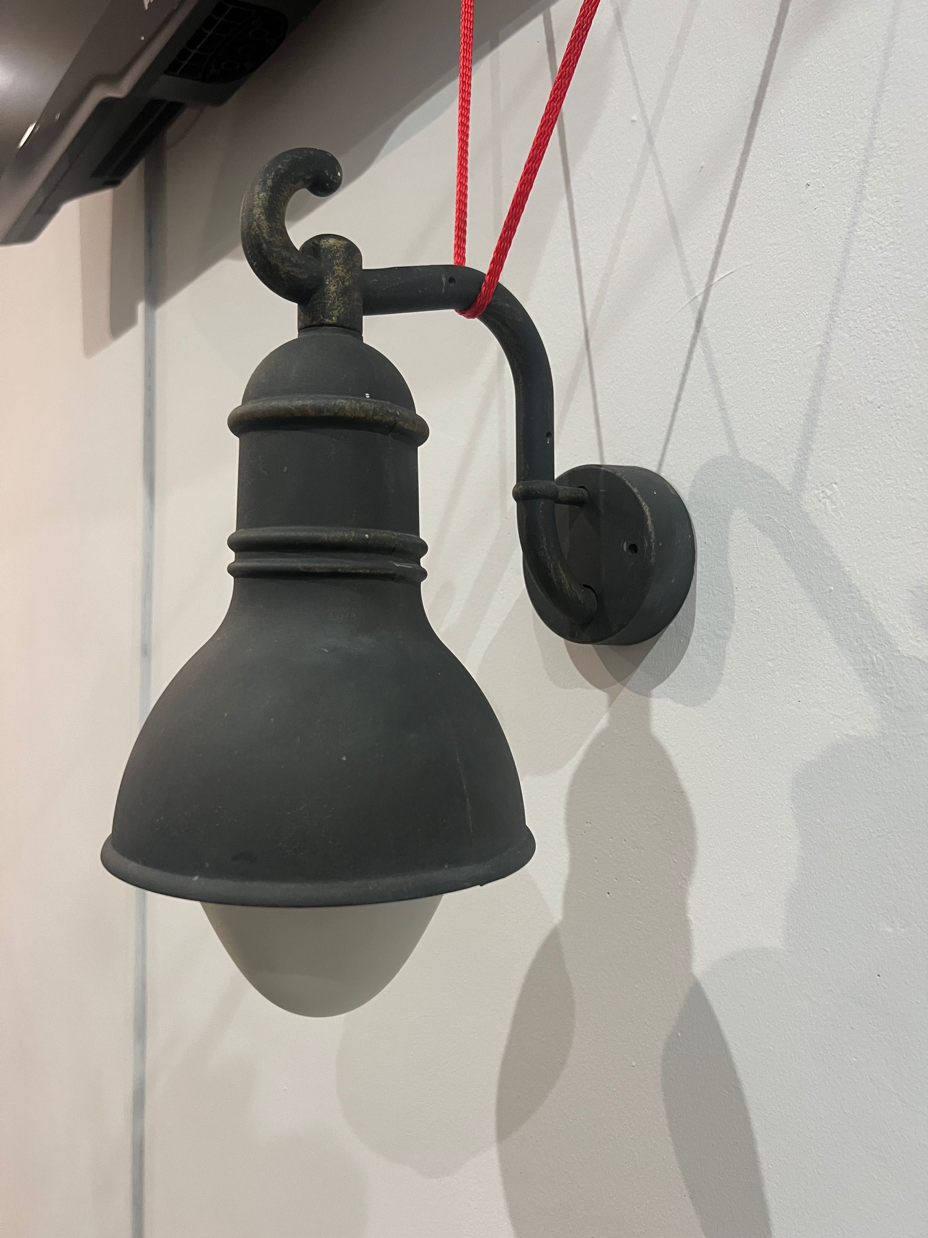 Lampa wisząca retro ogrodowa / balkonowa