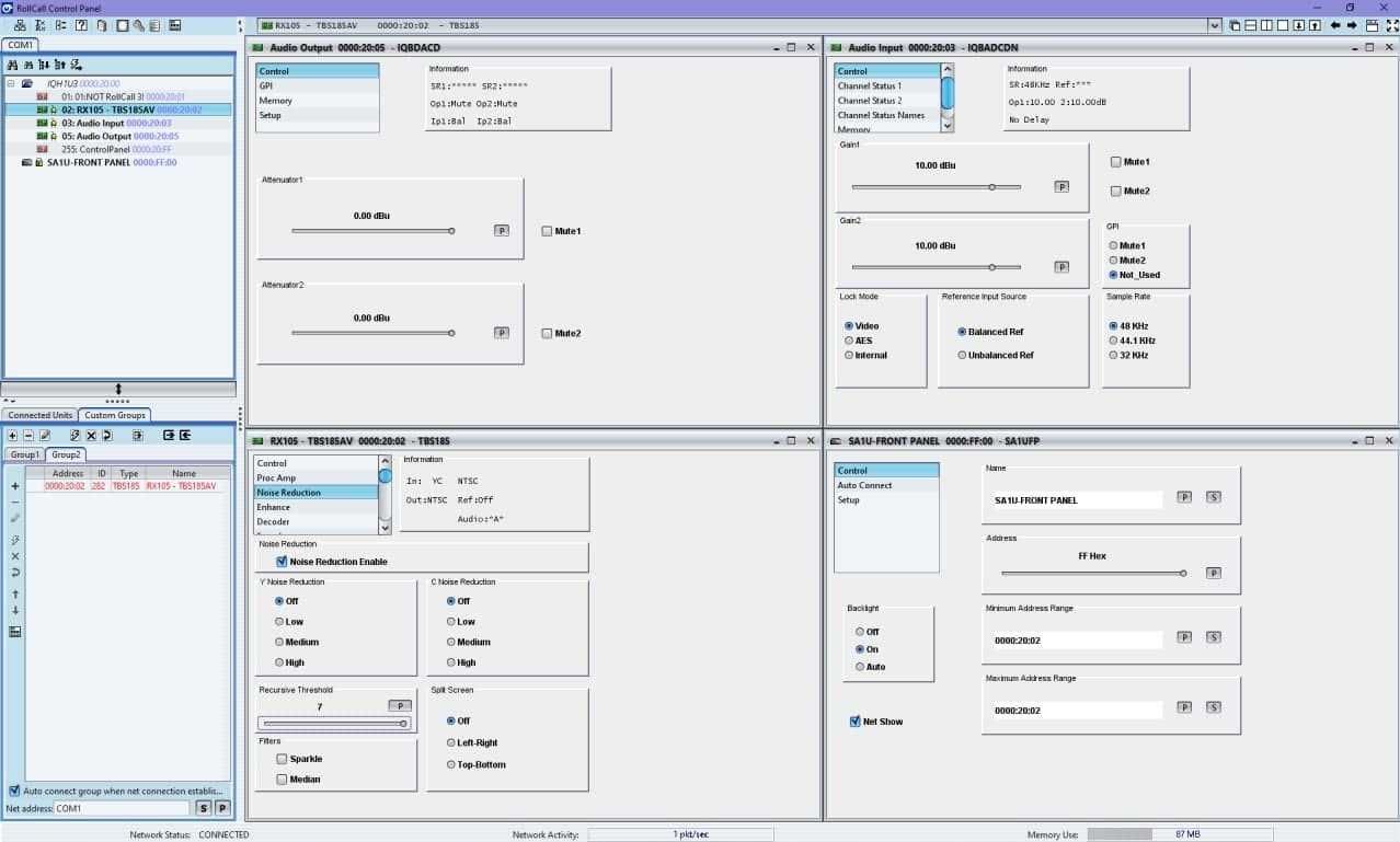 Snell-Blackmagic-AJA обработка ТBS Snell & Wilcox kudos+TBS185