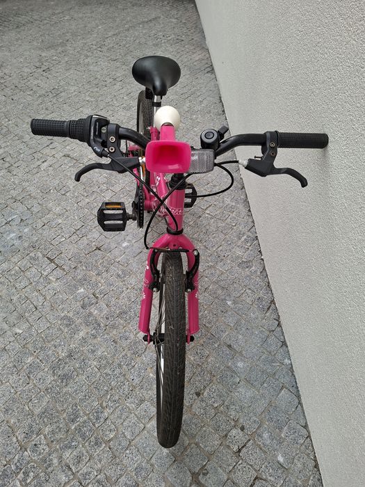 Bicicleta Infantil - Rosa com Flores
