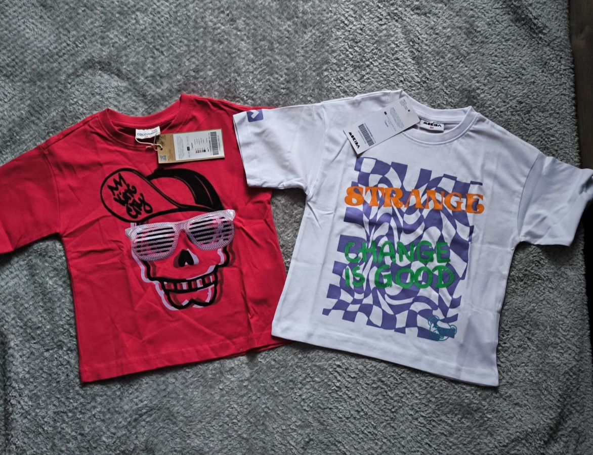 Nowe 2 szt bluzki t-shirty coccodrillo r. 104