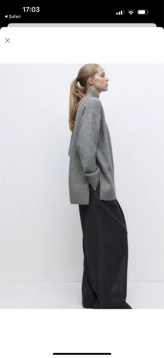 Светр H&M оверсайз, кофта розмір L