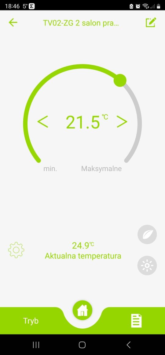 Głowica rermostatyczna zigbee TV02-ZG