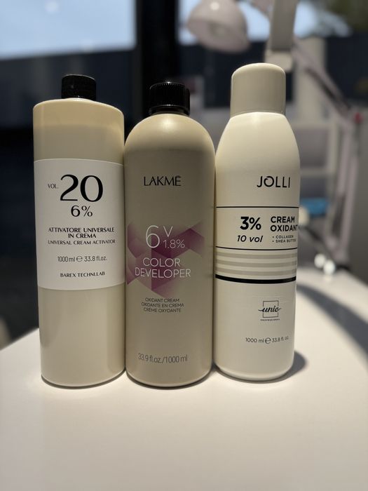 Окисник, окислитель для окрашивания 3%,6%,1,8%