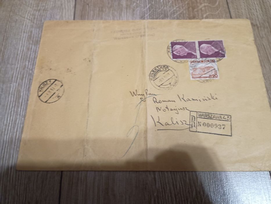 Sprzedam koperty że znaczkami z 1938 r.