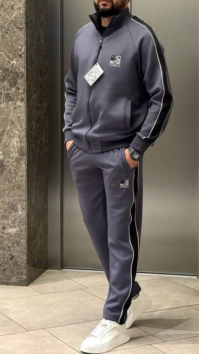 РАСПРОДАЖА! Emporio Armani мужской спортивный костюм  штаны зип -худ