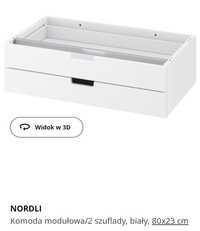 Szuflady Ikea Nordli 80x23