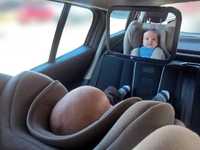 Obrotowe lusterko wewnętrzne samochodowe do obserwacji dziecka