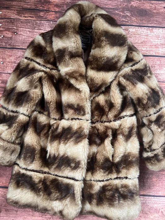 Futro L norki lis brązowe piekne cieplutkie