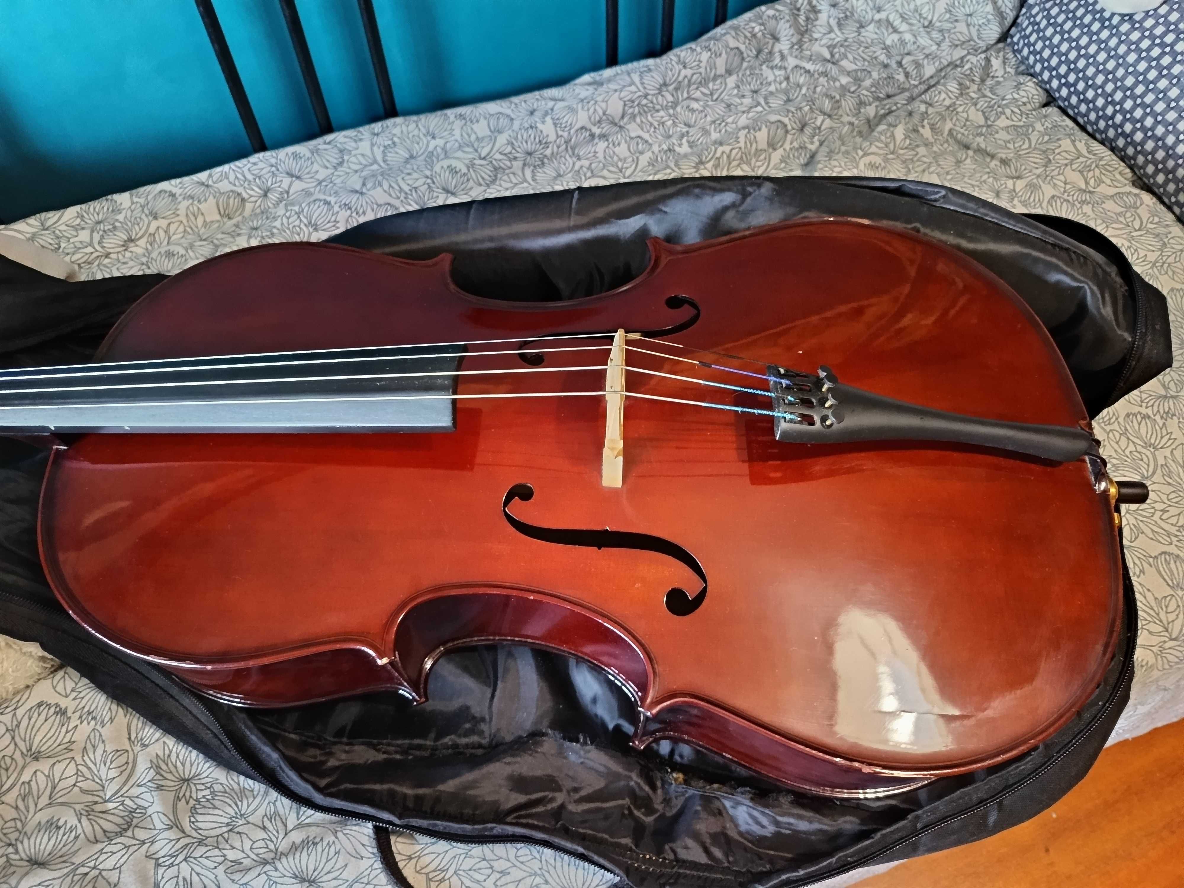 Violoncelo 3/4 com pouco uso