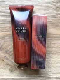 Zestaw Amber Elixir Oriflame: krem do rąk + perfumetka. Nowe