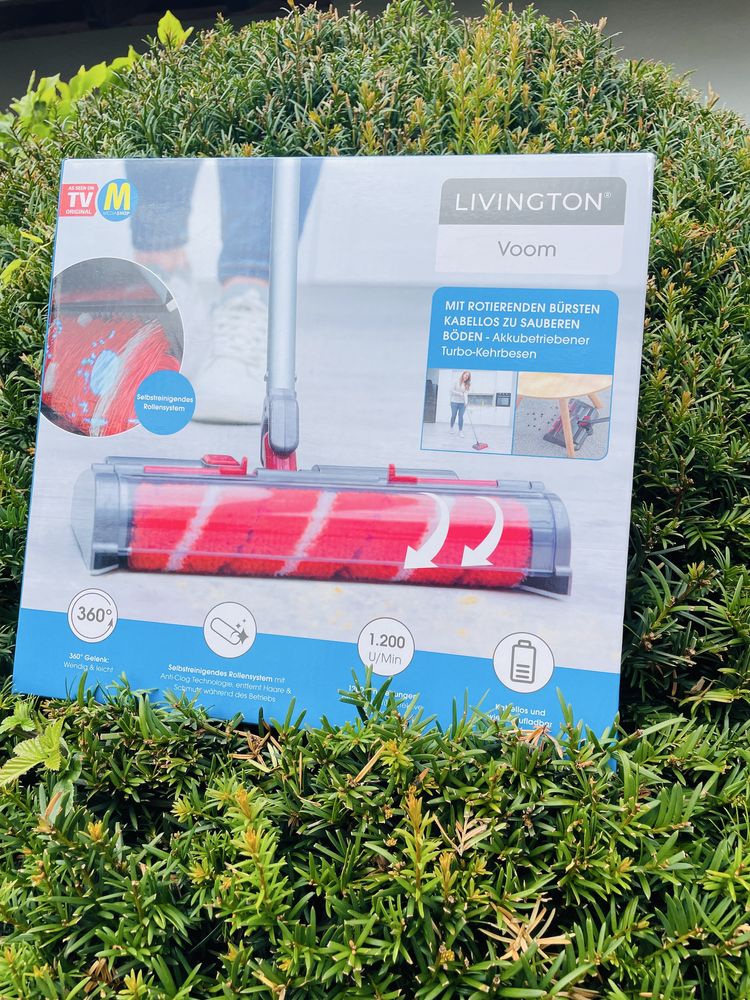 Пылесос LIVINGTON Voom Akku Besen, grey