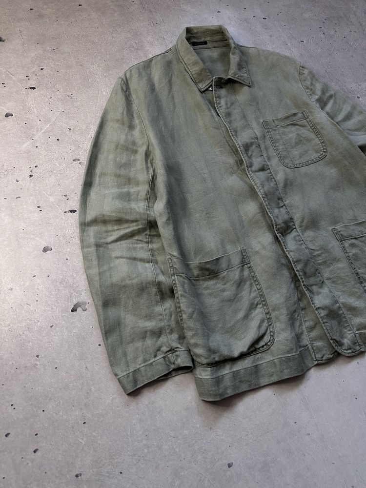 Massimo Dutti Pure Linen Blazer Original чоловічий піджак льон