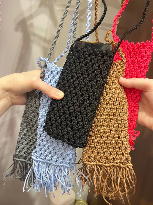 Чохол з макраме на різні моделі телефонів