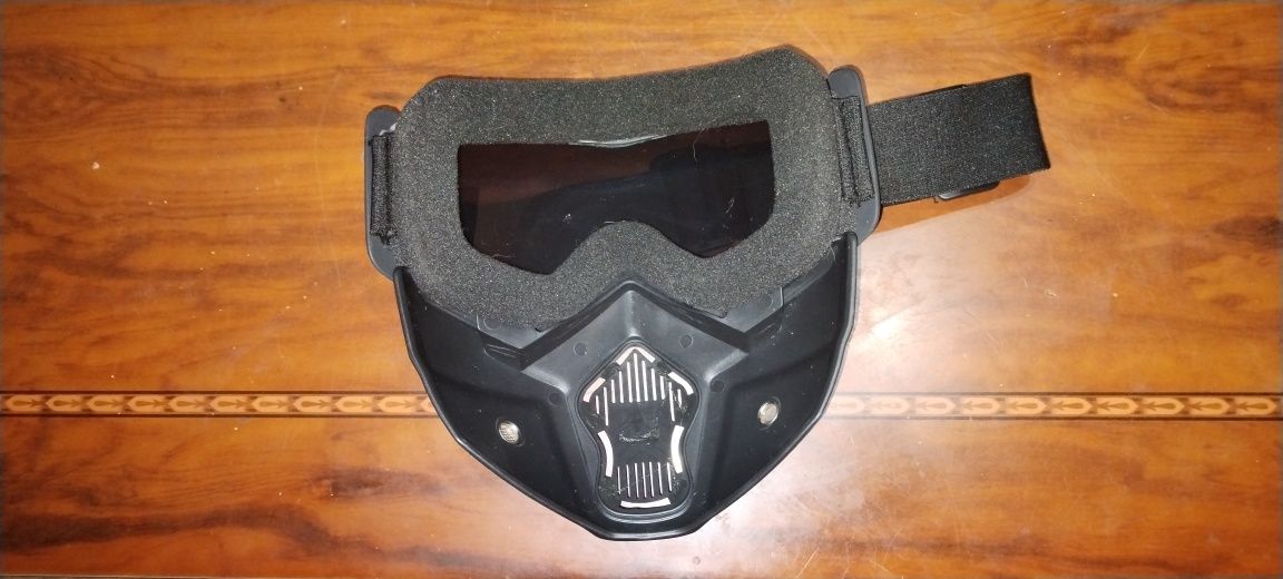 Máscara com óculos airsoft