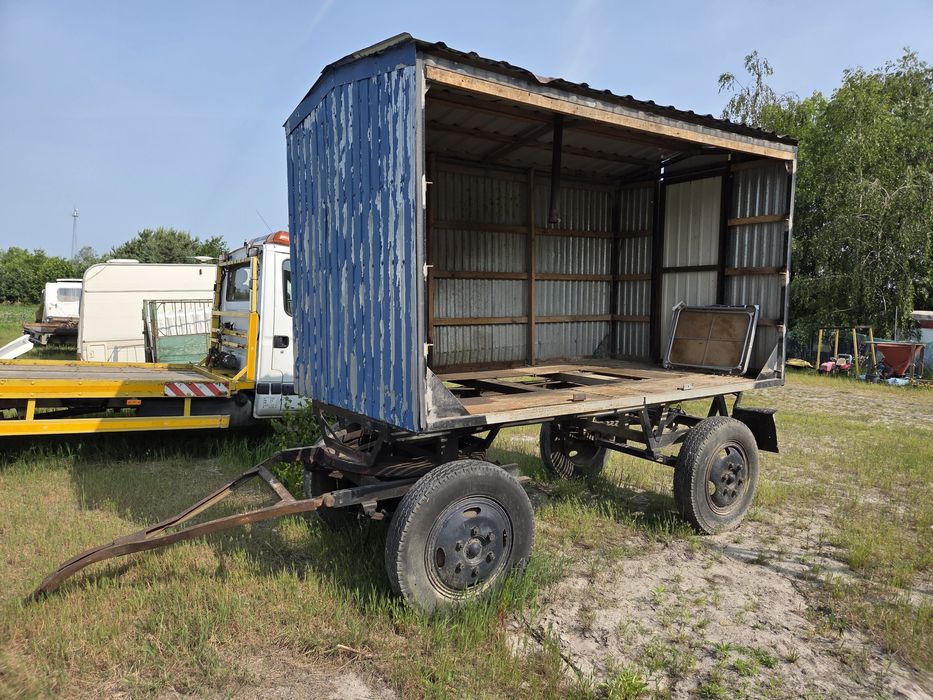 Przyczepa d44 Autosan barak transport Złoczew
