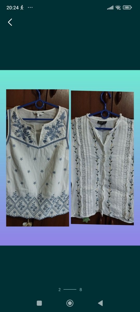 Етнокофти вишиванки блуза з вишивкою розмір s