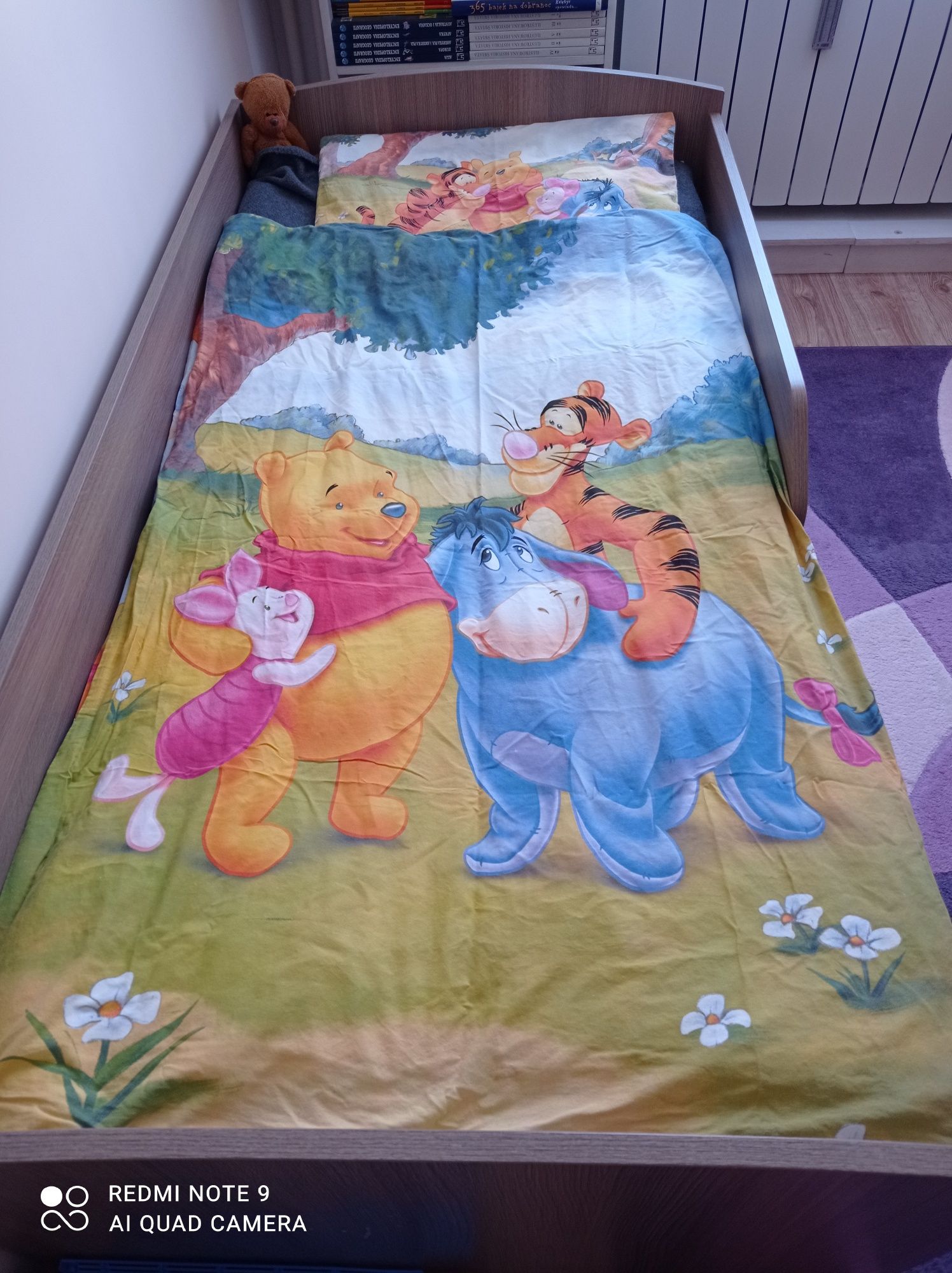 Kołdra dziecięca + poszwa kubuś puchatek