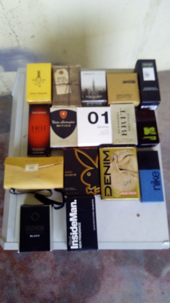 Perfumes originais vazios