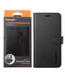 Etui Spigen Skóra do Huawei P20 Lite czarne + szklo