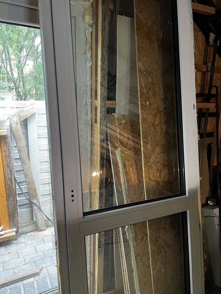 Drzwi balkonowe 230x 90,veka sl 82 orzech jednostronny