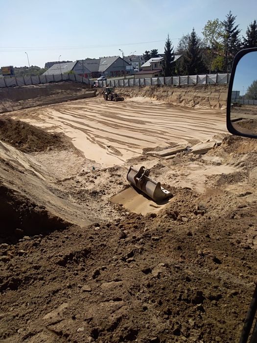 Prace ziemne wykopy niwelacjie rozbiór, wynajem ki i wyburzenia