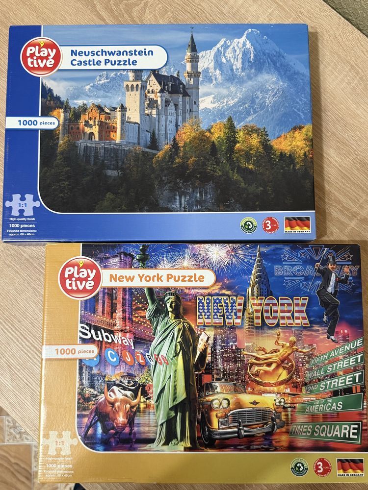 Головоломка Пазли Playtive США, Нью-Йорк 1000 Німеччина