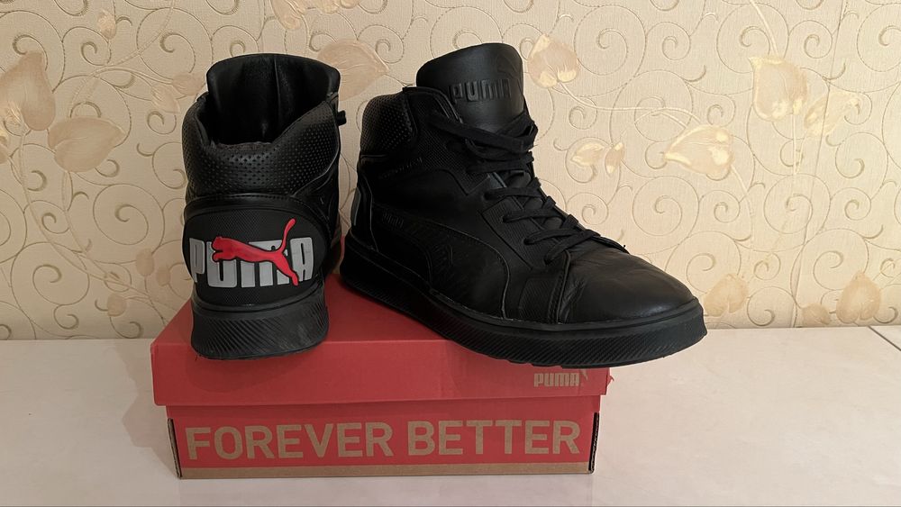 Ботинки / кроссовки Puma winter кожа / мех 42