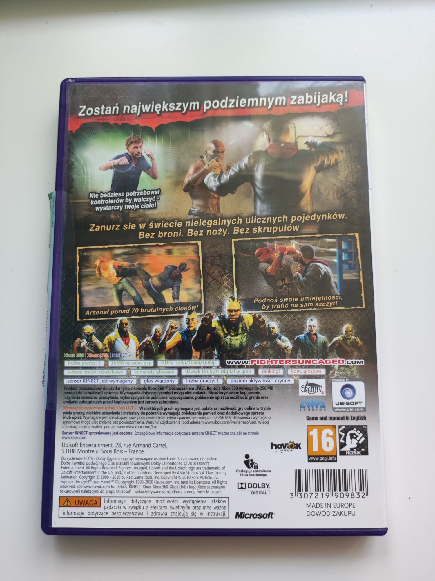 Fighters Uncaged Xbox 360