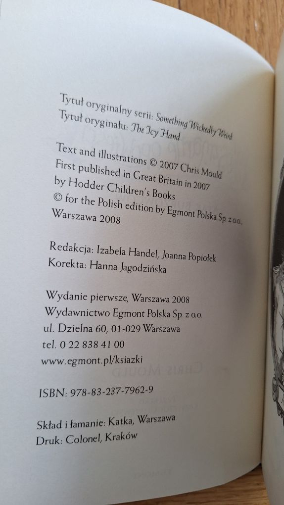 Koszmarne opowieści Atak burzowców Chris Mould